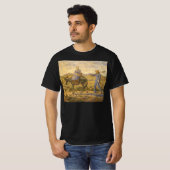 Vincent van Gogh - Bauernpaar arbeiten gehen T-Shirt (Vorne ganz)
