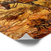 Vincent Van Gogh - Bauernpaar arbeiten Poster (Ecke)