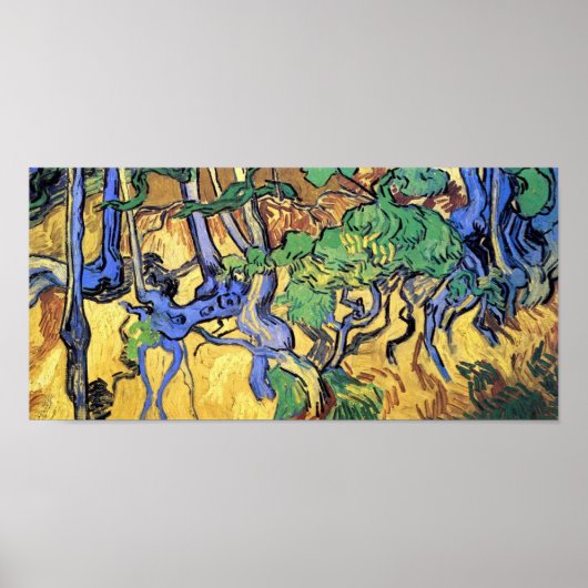 Vincent Van Gogh - Baum Roots and Trunks Fine Art Poster (Vorne)