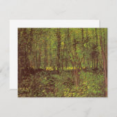 Vincent van Gogh - Bäume und Unterwuchs (Vorne/Hinten)