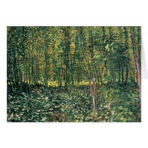 Vincent van Gogh Bäume und Unterwuchs, 1887
