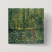 Vincent van Gogh | Bäume und Unterwuchs, 1887 Button (Vorderseite)