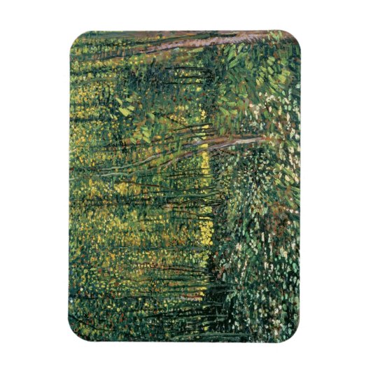 Vincent van Gogh | Bäume und Unterwuchs, 1887 Magnet (Vertikal)