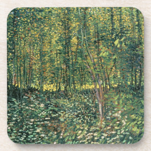 Vincent van Gogh Bäume und Unterwuchs, 1887 Untersetzer