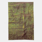 Vincent van Gogh - Bäume und Unterwuchs Geschirrtuch (Vertikal)