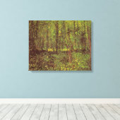 Vincent van Gogh - Bäume und Unterwuchs Leinwanddruck (Insitu (Holzboden))