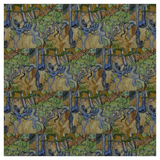 Vincent van Gogh - Baumwurzeln Stoff (Muster)