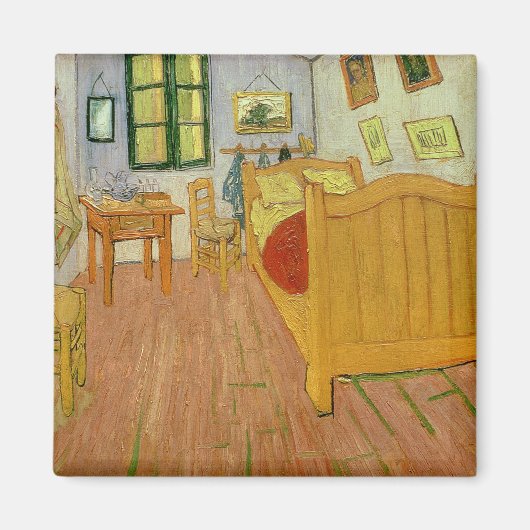 Vincent van Gogh Bedroom, 1888 Magnet (Vorne)