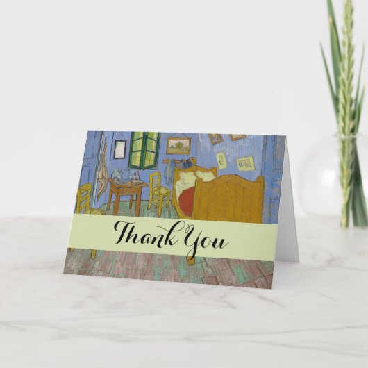 Vincent Van Gogh Bedroom Painting Dankeskarte (Vorderseite)