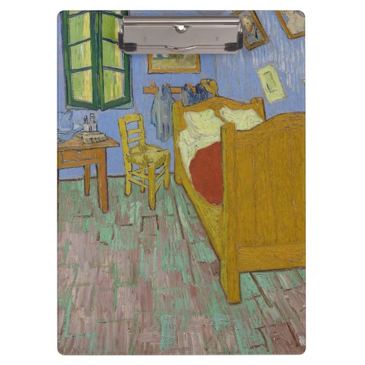 Vincent Van Gogh Bedroom Painting Klemmbrett (Vorderseite)