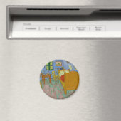 Vincent Van Gogh Bedroom Painting Magnet (In Situ (Geschirrspüler))