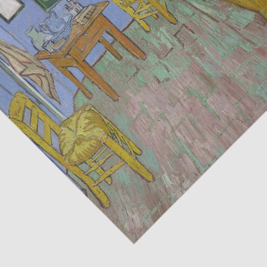 Vincent Van Gogh Bedroom Painting Seidenpapier (Ausschnitt)