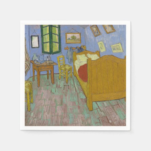 Vincent Van Gogh Bedroom Painting Serviette (Vorderseite)