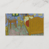Vincent Van Gogh Bedroom Painting Visitenkarte (Rückseite)