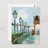 Vincent van Gogh - Belvedere mit Blick auf Montmar Postkarte (Vorne/Hinten)