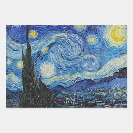Vincent van Gogh berühmte Gemälde Geschenkpapier Set (Vorderseite)