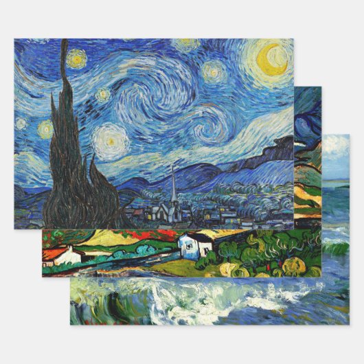 Vincent van Gogh berühmte Gemälde Geschenkpapier Set (Set)