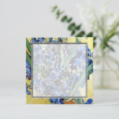 Vincent van Gogh, blaue Reisen im gelben Hintergru (Stehend Vorderseite)