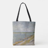 Vincent van Gogh - Blick auf den Fluss w Ruderboot Tasche (Rückseite)