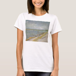 Vincent van Gogh - Blick auf einen Fluss mit Ruder T-Shirt