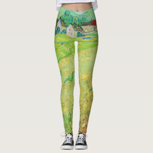 Vincent van Gogh - Blick auf Vessenots bei Auvers Leggings
