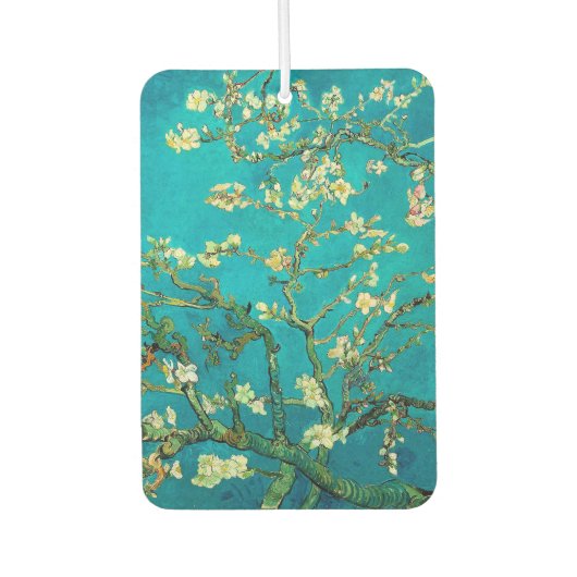 Vincent Van Gogh Blossoming Almond Tree Floral Art Autolufterfrischer (Vorderseite)