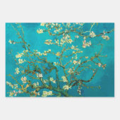 Vincent Van Gogh Blossoming Almond Tree Floral Art Geschenkpapier Set (Vorderseite 3)