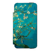 Vincent Van Gogh Blossoming Almond Tree Floral Art Incipio iPhone Geldbeutel-Hülle (Folio Vorderseite)