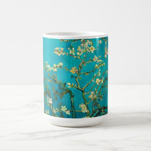 Vincent Van Gogh Blossoming Almond Tree Floral Art Kaffeetasse (Mittel)