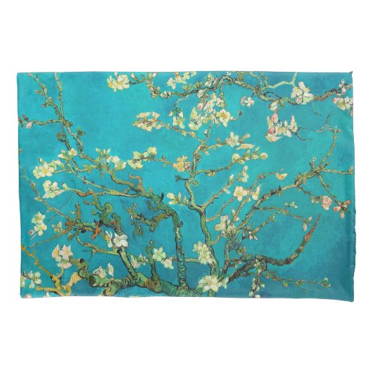 Vincent Van Gogh Blossoming Almond Tree Floral Art Kissenbezug (Vorderseite-Links)