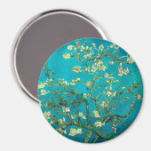 Vincent Van Gogh Blossoming Almond Tree Floral Art Magnet (Vorderseite/Rückseite)