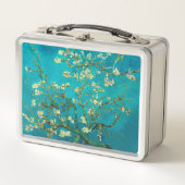 Vincent Van Gogh Blossoming Almond Tree Floral Art Metall Lunch Box (Vorderseite)