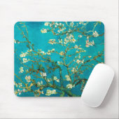 Vincent Van Gogh Blossoming Almond Tree Floral Art Mousepad (Mit Mouse)