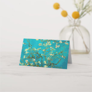 Vincent Van Gogh Blossoming Almond Tree Floral Art Platzkarte