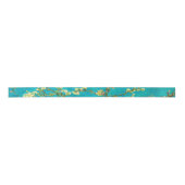 Vincent Van Gogh Blossoming Almond Tree Floral Art Satinband (Vorderseite)