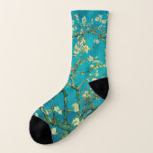 Vincent Van Gogh Blossoming Almond Tree Floral Art Socken (Links - Außen)