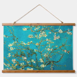 Vincent Van Gogh Blossoming Almond Tree Floral Art Wandteppich Mit Holzrahmen