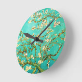 Vincent van Gogh Blossoming Almond Tree Runde Wanduhr (Winkel)