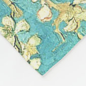 Vincent van Gogh Blossomong Almond Tree Fleecedecke (Ecke)