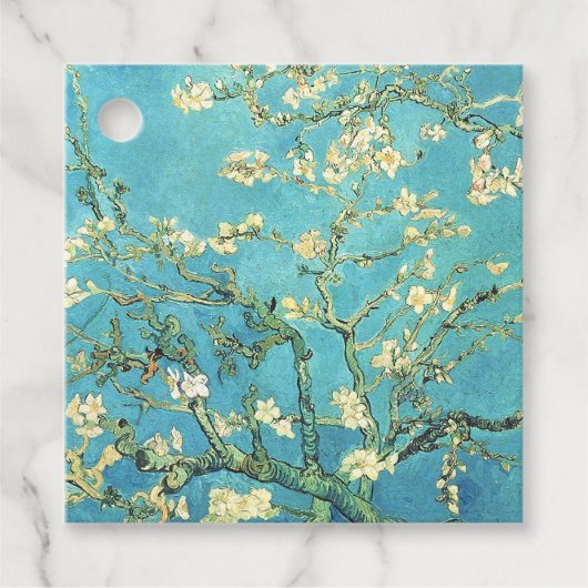 Vincent van Gogh Blossomong Almond Tree Geschenkanhänger (Vorderseite)