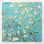 Vincent van Gogh Blossomong Almond Tree Glasuntersetzer (Vorderseite)