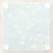 Vincent van Gogh Blossomong Almond Tree Glasuntersetzer (Rückseite)