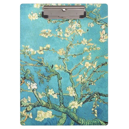 Vincent van Gogh Blossomong Almond Tree Klemmbrett (Vorderseite)
