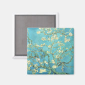 Vincent van Gogh Blossomong Almond Tree Magnet (Vorderseite/Rückseite)