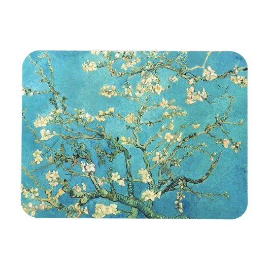 Vincent van Gogh Blossomong Almond Tree Magnet (Horizontal)