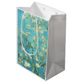 Vincent van Gogh Blossomong Almond Tree Mittlere Geschenktüte (Rückseite Schrägansicht)