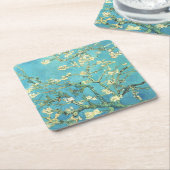Vincent van Gogh Blossomong Almond Tree Rechteckiger Pappuntersetzer (angewinkelt)