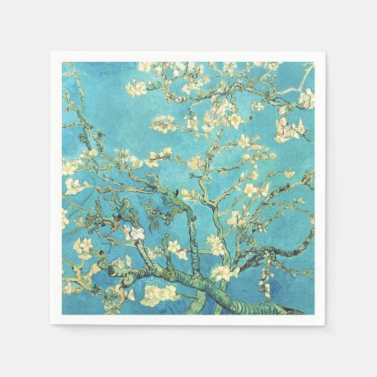 Vincent van Gogh Blossomong Almond Tree Serviette (Vorderseite)