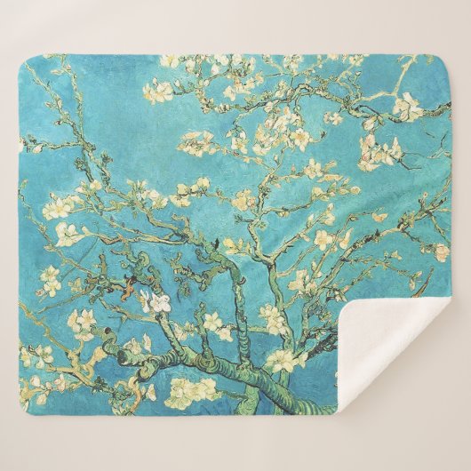 Vincent van Gogh Blossomong Almond Tree Sherpadecke (Vorderseite (Horizontal))