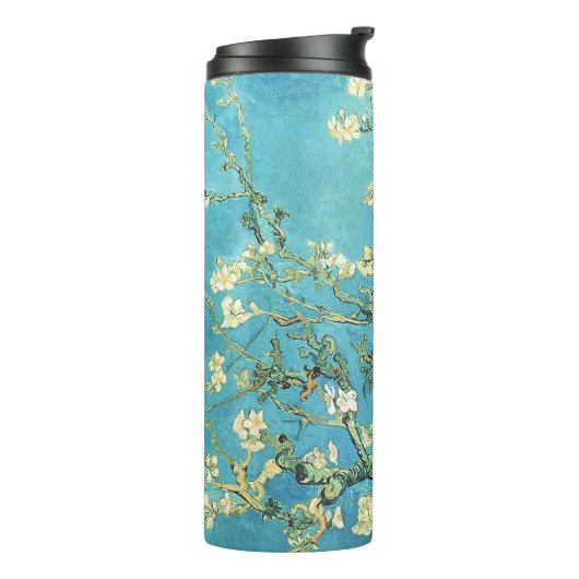 Vincent van Gogh Blossomong Almond Tree Thermosbecher (Nach links gedreht)